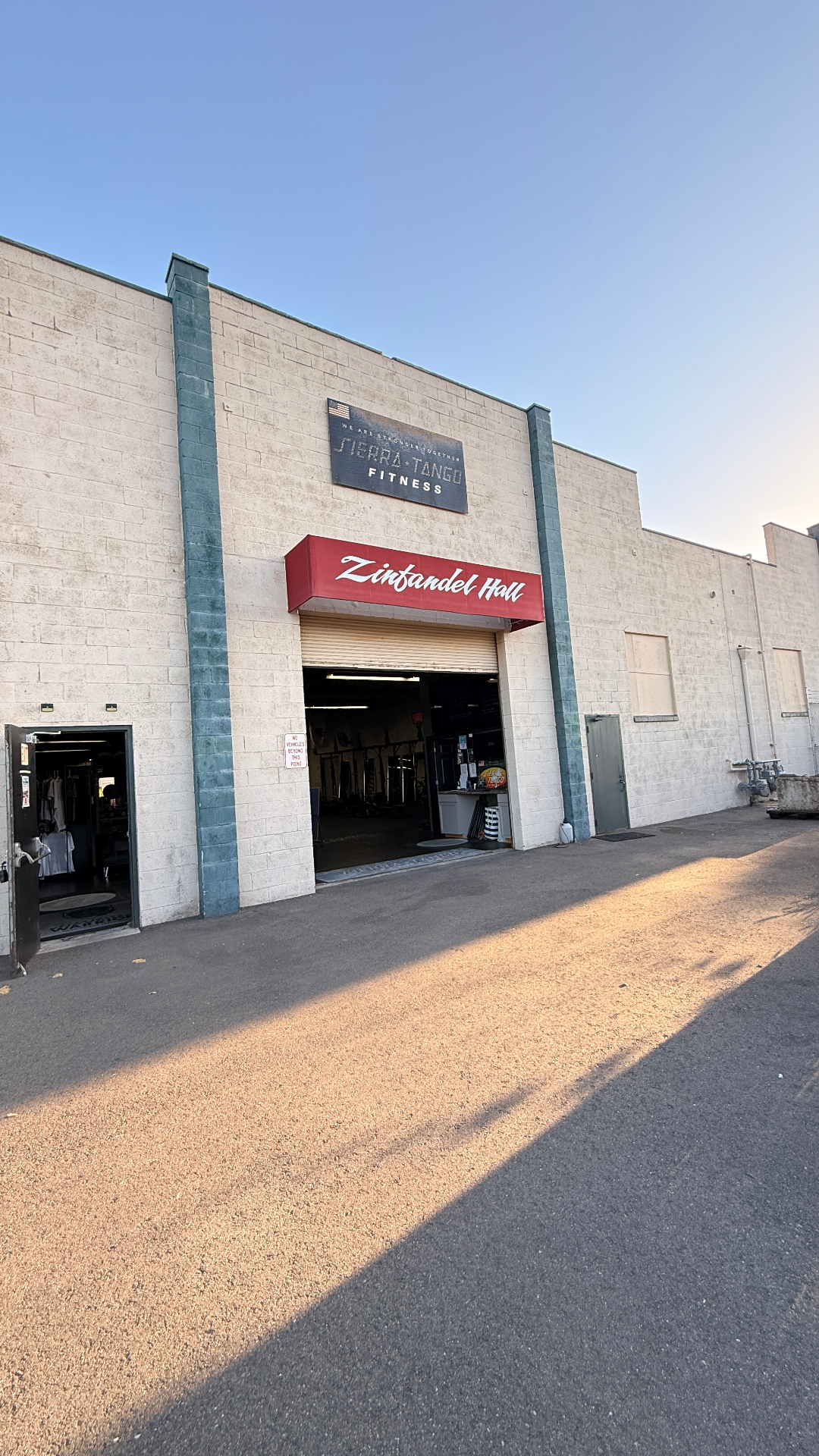 Front entrance of Sierra Tango Fitness in Lodi, CA